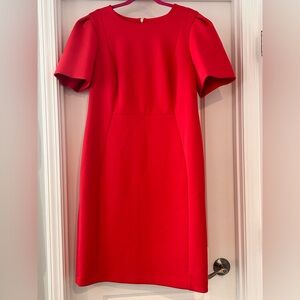Calvin Klein Women’s Coral / Pink Short Cap Sleeve Dress